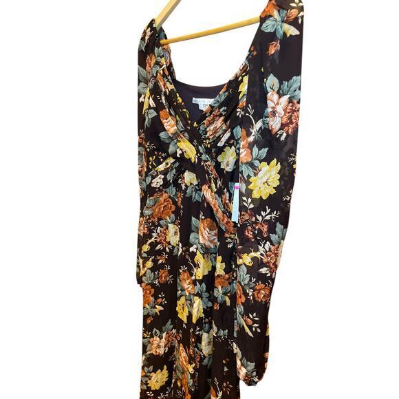 NWT Veronica Beard Floral Flower Silk Long Sleeve Dress Pink Boho Women 4 - Picture 13 of 17